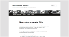 Desktop Screenshot of instalacionesmoreira.com