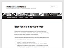 Tablet Screenshot of instalacionesmoreira.com